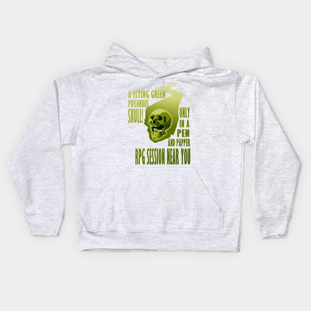 RPG SKULL Kids Hoodie by LupaShiva